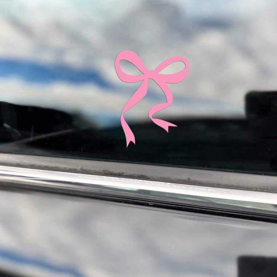1 Pc Bow Car Decal, Vinyl Girl - Body Jewelry Rings ulasan dan harga