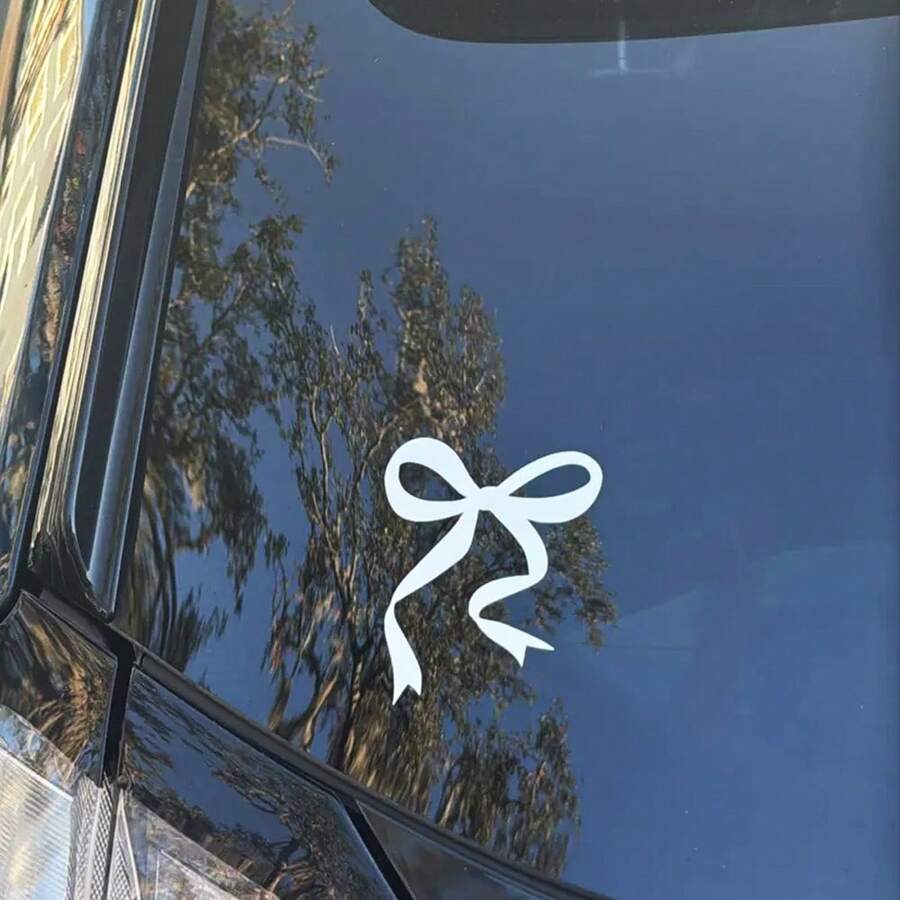 1 Pc Bow Car Decal, Vinyl Girl - Body Jewelry Rings ulasan dan harga