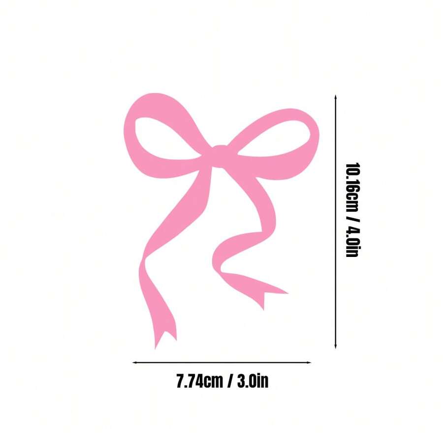 1 Pc Bow Car Decal, Vinyl Girl - Body Jewelry Rings ulasan dan harga
