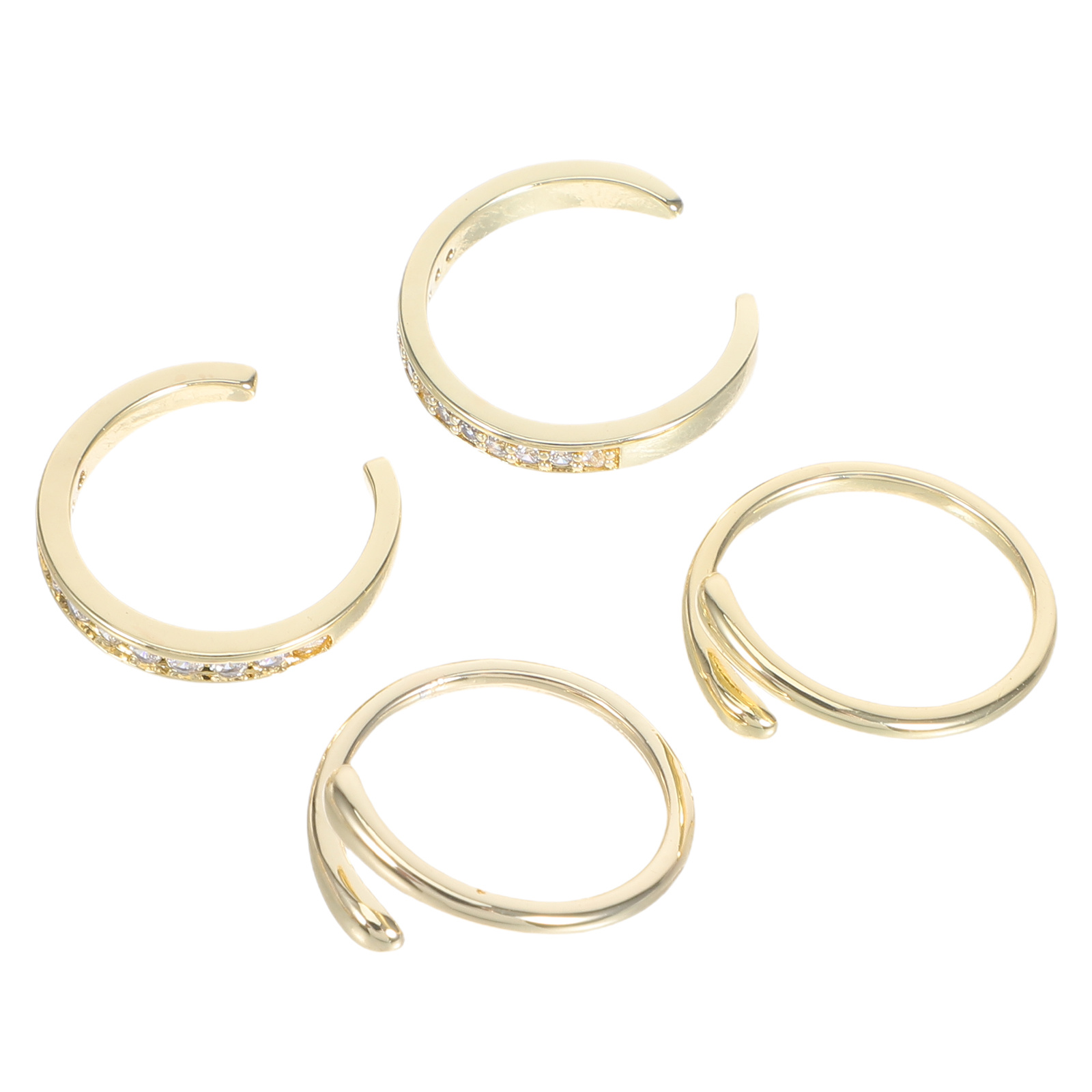 4Pcs Adjustable Toe Rings for  - Body Jewelry Rings ulasan dan harga