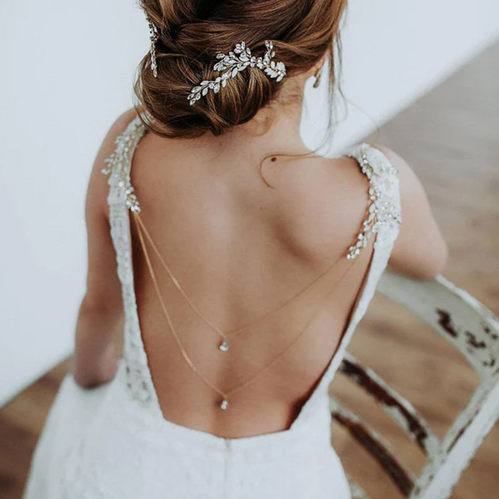 Zircon Tassel Pendant Back Cha - Body Jewelry Back ulasan dan harga