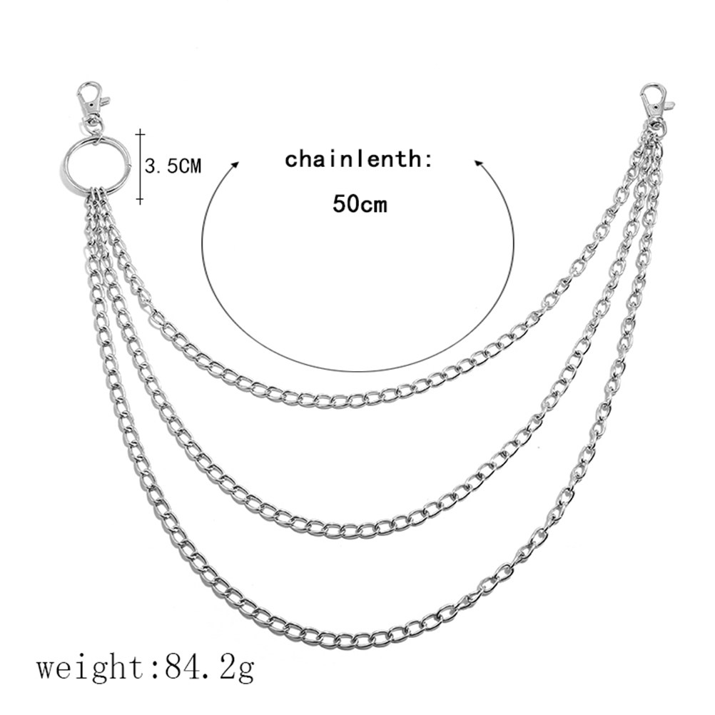 1Pcs Trousers Chain Metal 3 La - Body Jewelry Universe ulasan dan harga