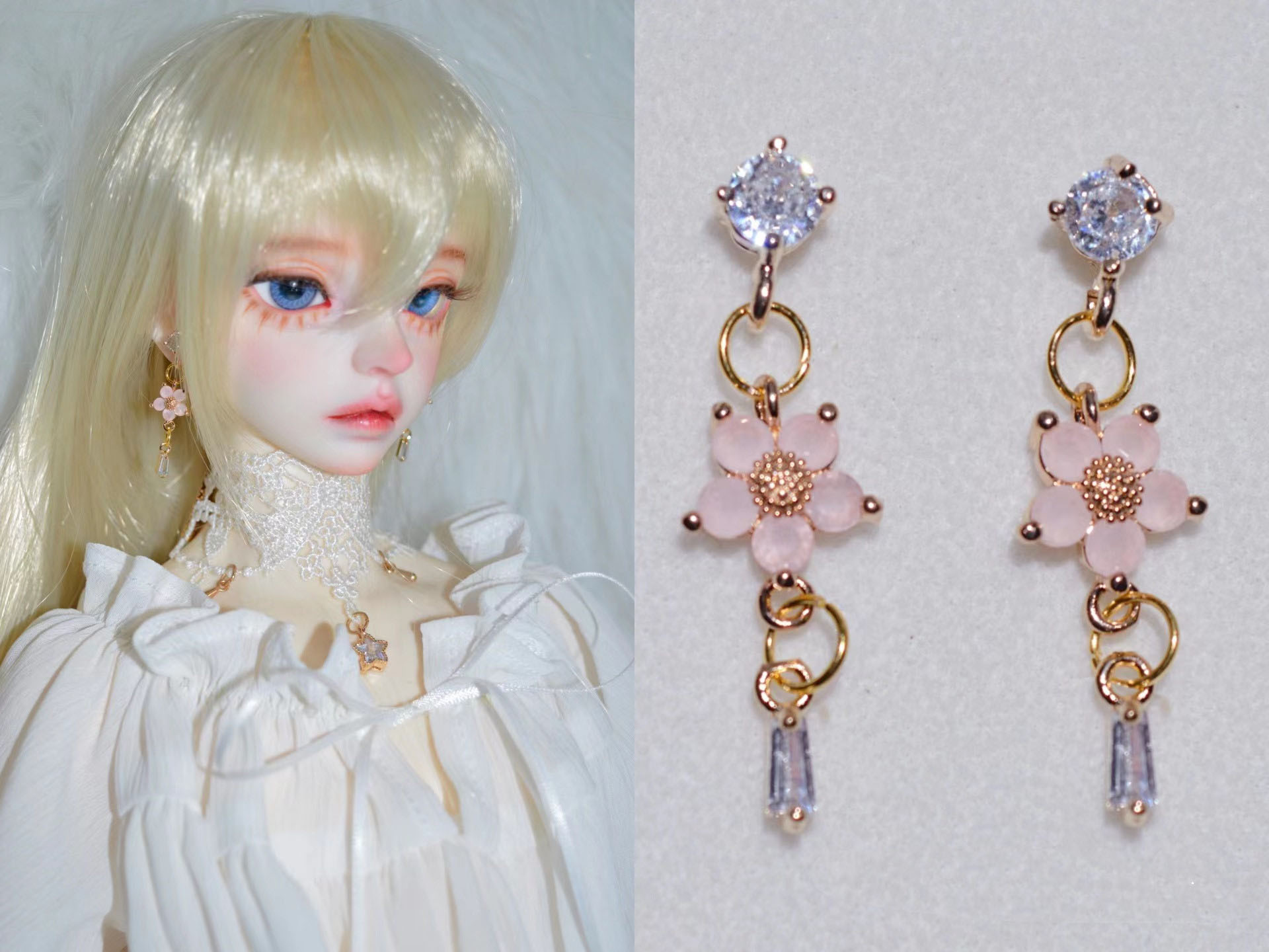 1/3 BJD Doll Earrings Uncle Un - Body Jewelry Universe ulasan dan harga