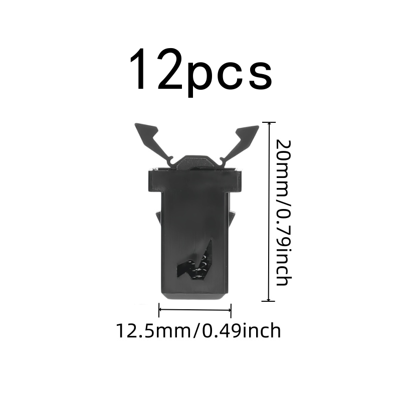 12 pcs Spring Locking Clips, J - Body Jewelry Universe ulasan dan harga