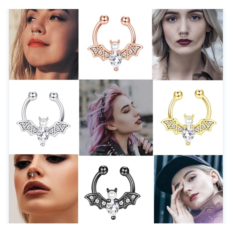Halloween Dark Stainless Steel - Body Jewelry Universe ulasan dan harga