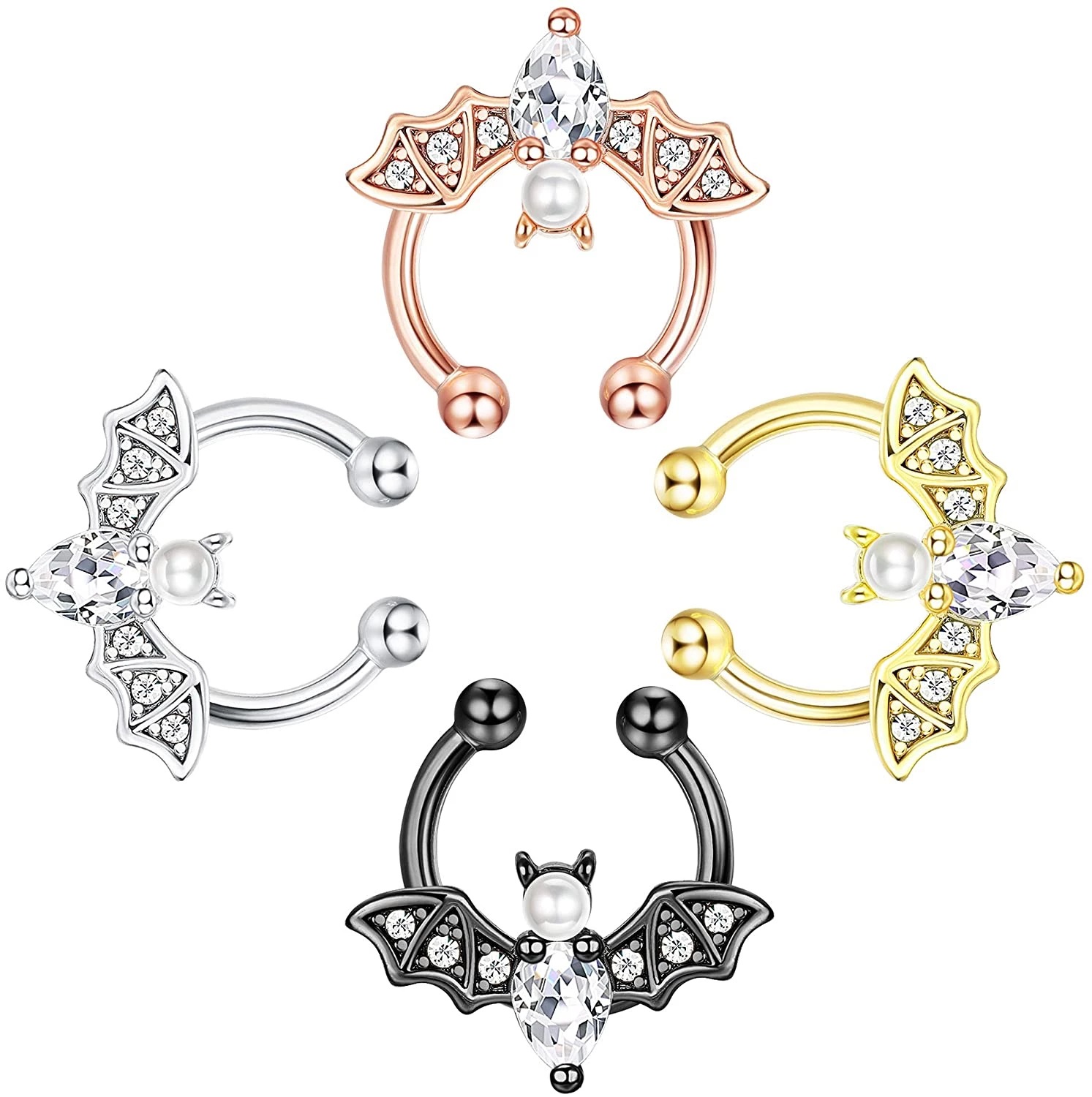 Halloween Dark Stainless Steel - Body Jewelry Universe ulasan dan harga