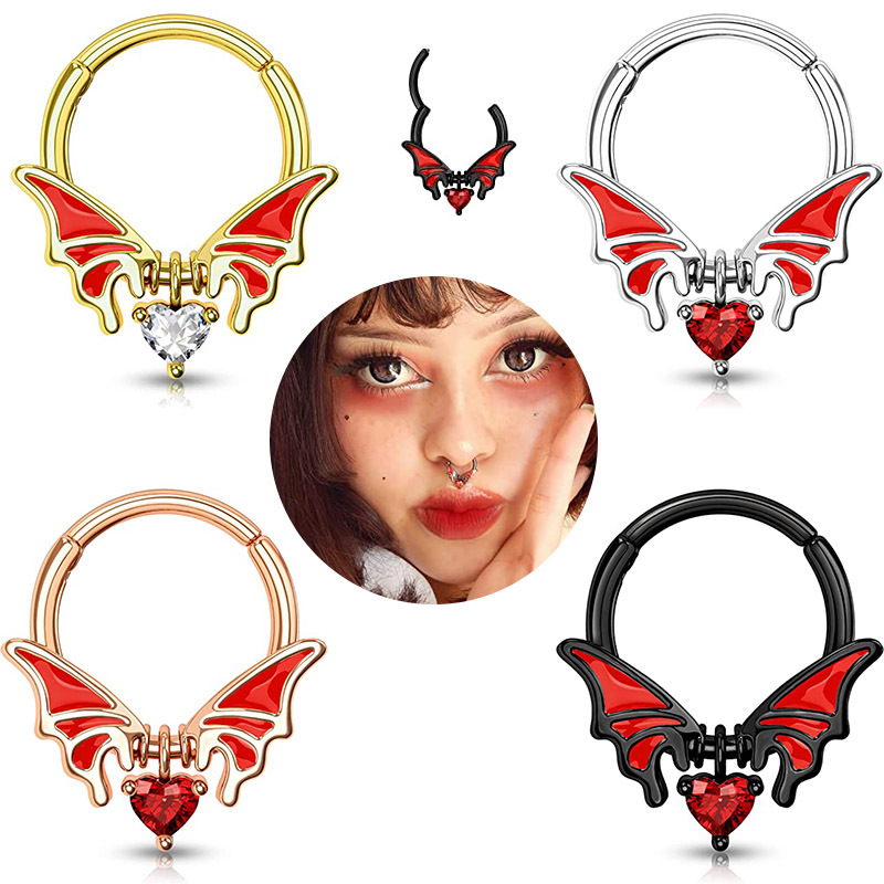 Halloween Dark Stainless Steel - Body Jewelry Universe ulasan dan harga