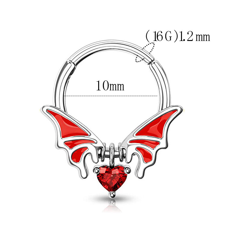 Halloween Dark Stainless Steel - Body Jewelry Universe ulasan dan harga