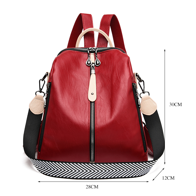 Fashion Backpack Women Soft Le - Body Jewelry Back ulasan dan harga