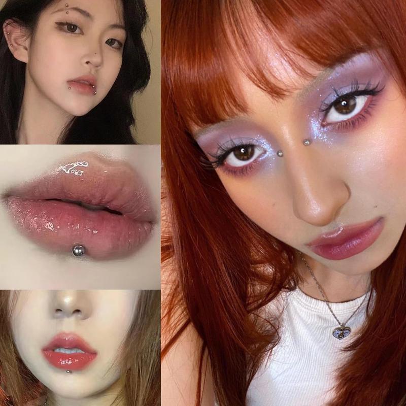 321pcs Non Piercing Lip Studs  - Body Jewelry Rings ulasan dan harga