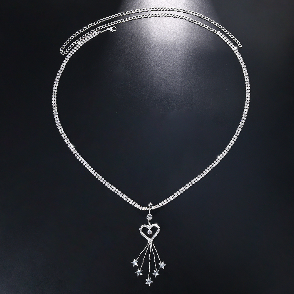 GLAMing Boho Heart Dangle Rhin - Body Jewelry Rings ulasan dan harga
