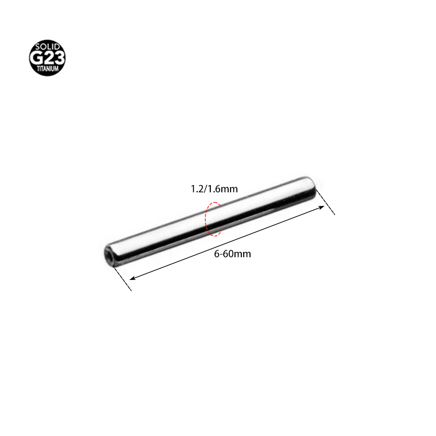 6-60mm Inner Teeth Straight Ro - Body Jewelry Universe ulasan dan harga