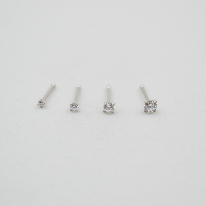 Wholesale 50pcs/Lot 20G Sliver - Nostril Screw Pin ulasan dan harga