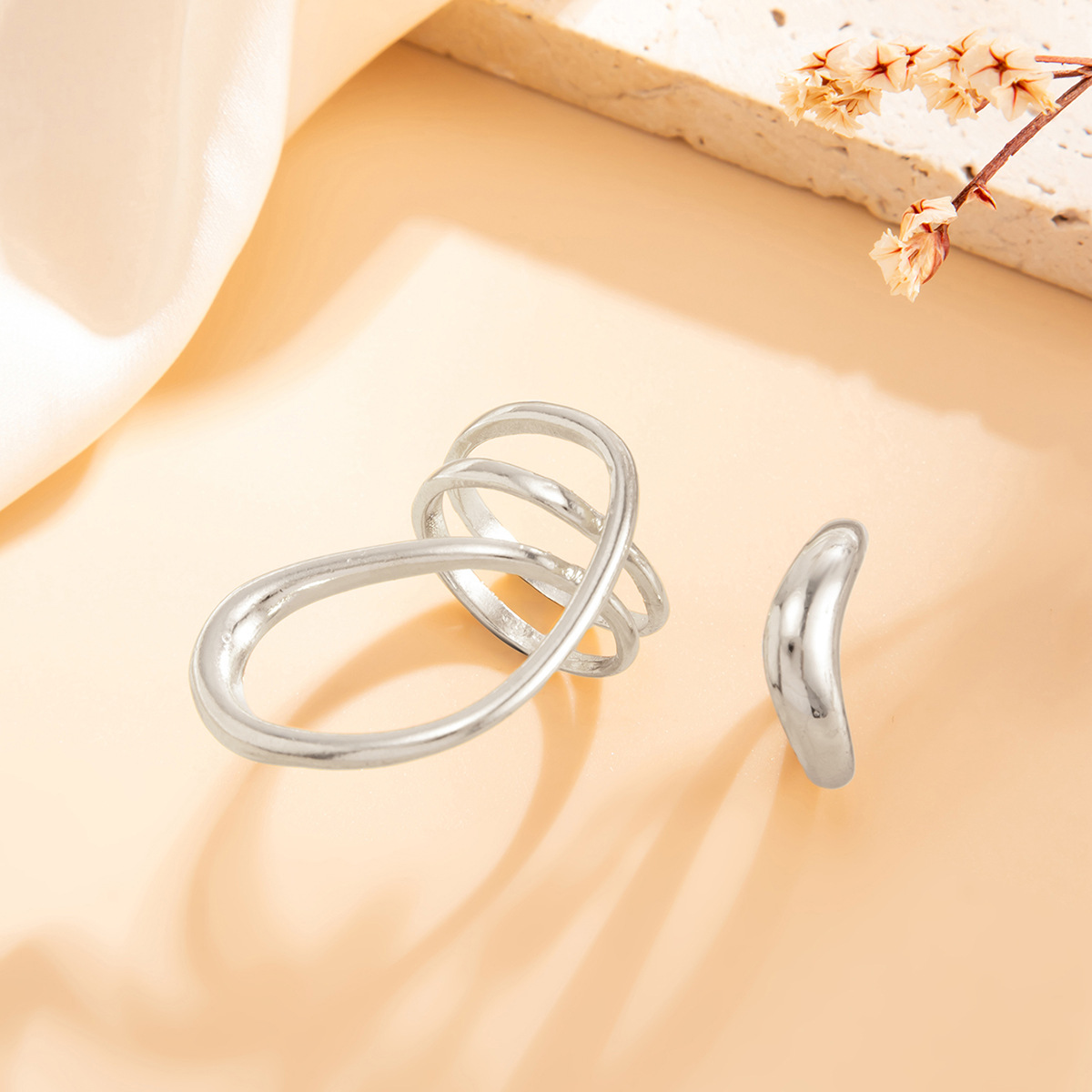 Gold Minimalist Irregular Toe  - Body Jewelry Rings ulasan dan harga