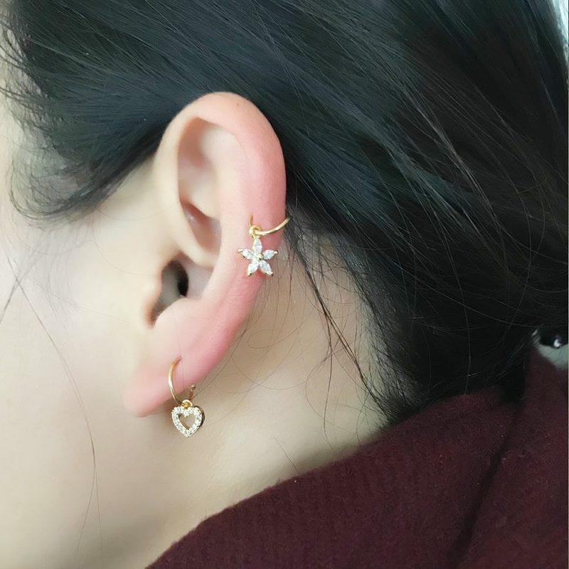 1Pc Universal ring Hoop earrin - Body Jewelry Universe ulasan dan harga