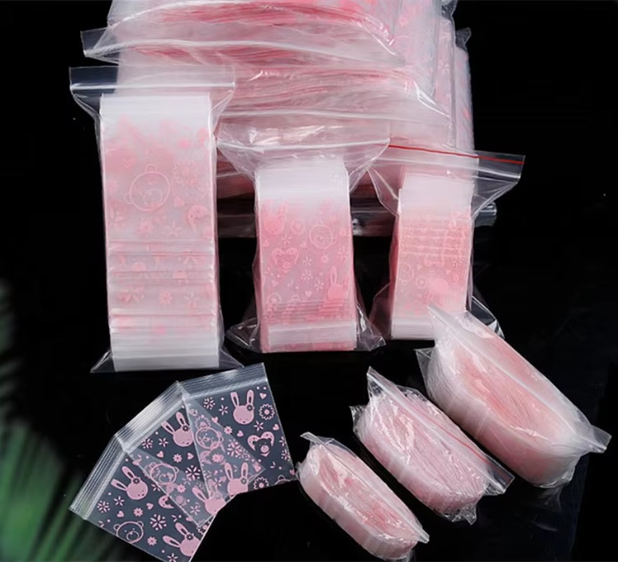 100PCS Pink Rabbit Plastic PE  - Body Jewelry Back ulasan dan harga