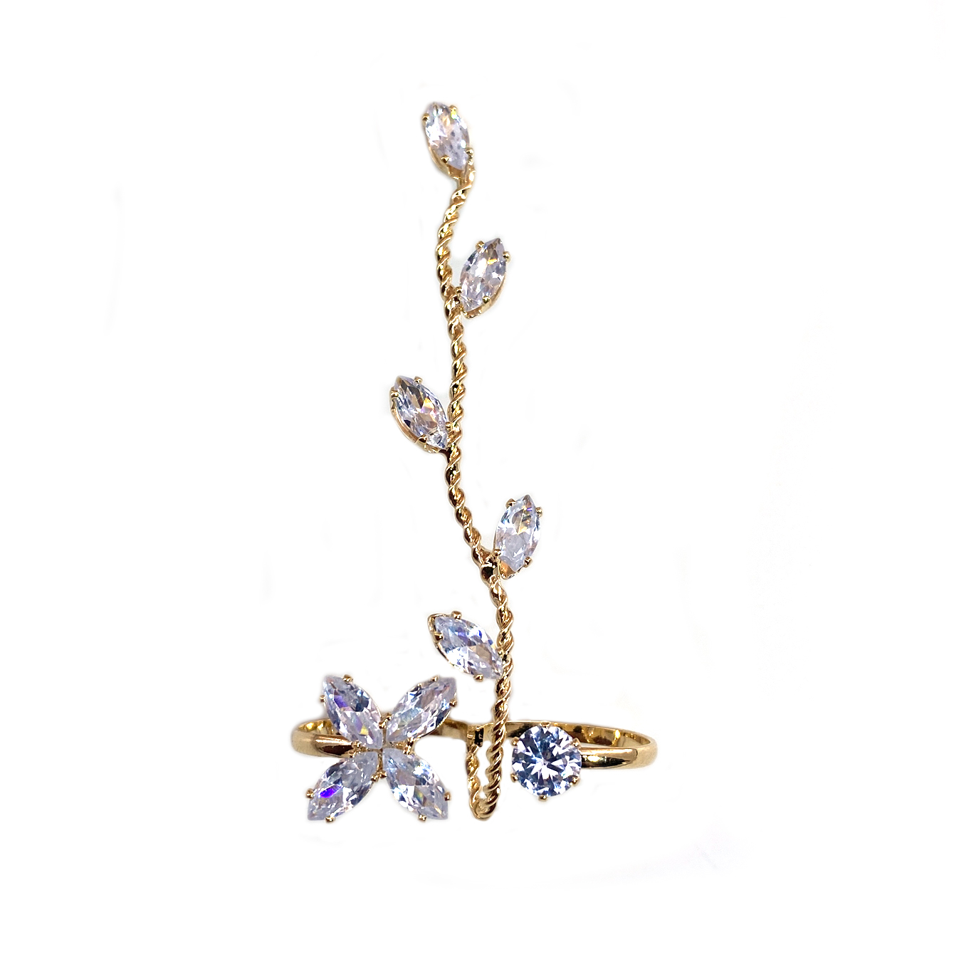 1pc Exquisite Zircon Foot Ring - Body Jewelry Rings ulasan dan harga