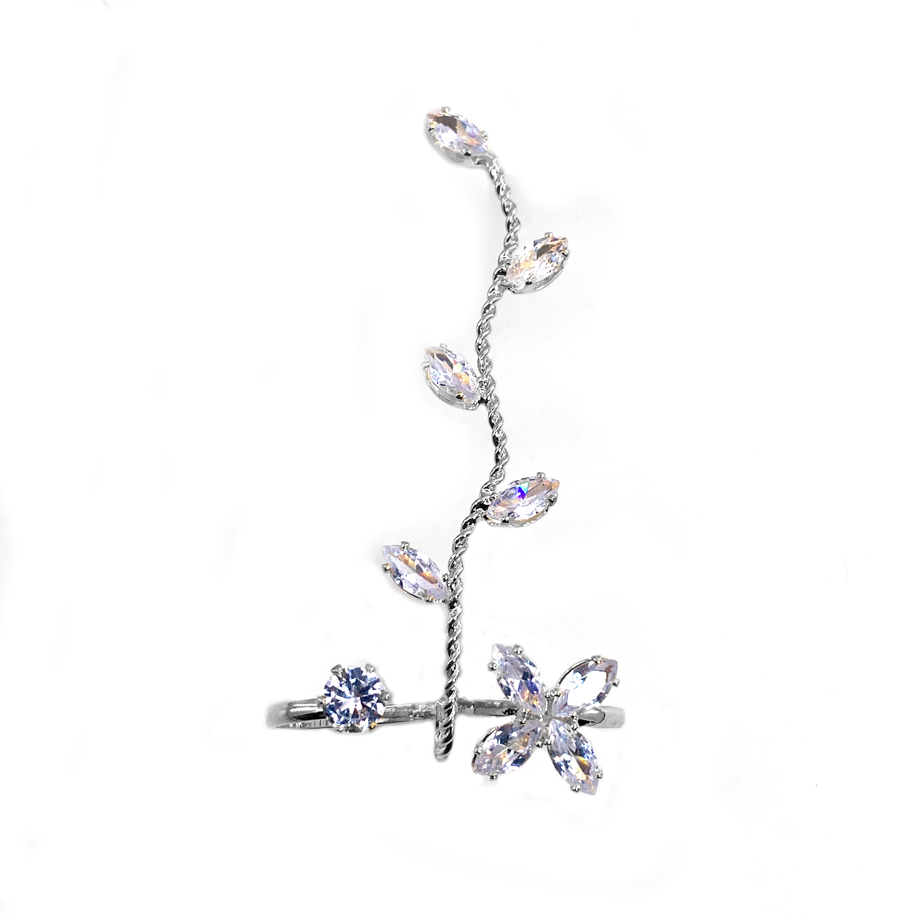 1pc Exquisite Zircon Foot Ring - Body Jewelry Rings ulasan dan harga